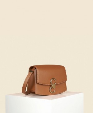 Női Cafuné Small Pendulum Crossbody Táska Barna | FDI2041QA