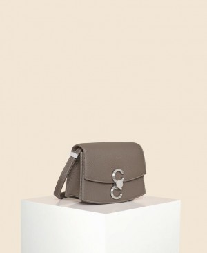 Női Cafuné Small Pendulum Crossbody Táska Szürke Barna | TWL9361IW