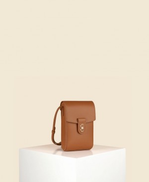 Női Cafuné Trunk Box Crossbody Táska Barna | CWM8551DJ