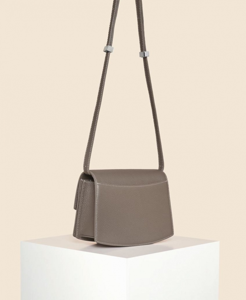 Női Cafuné Small Pendulum Crossbody Táska Szürke Barna | TWL9361IW