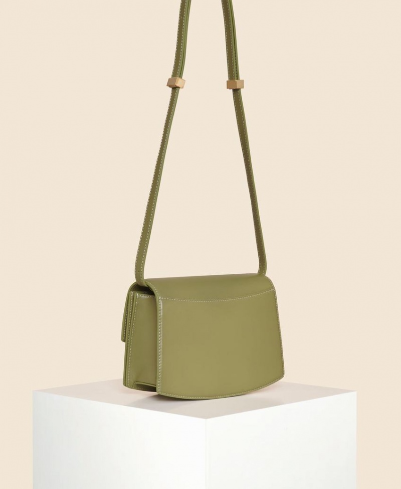 Női Cafuné Small Pendulum Crossbody Táska Zöld | ABK2449XQ