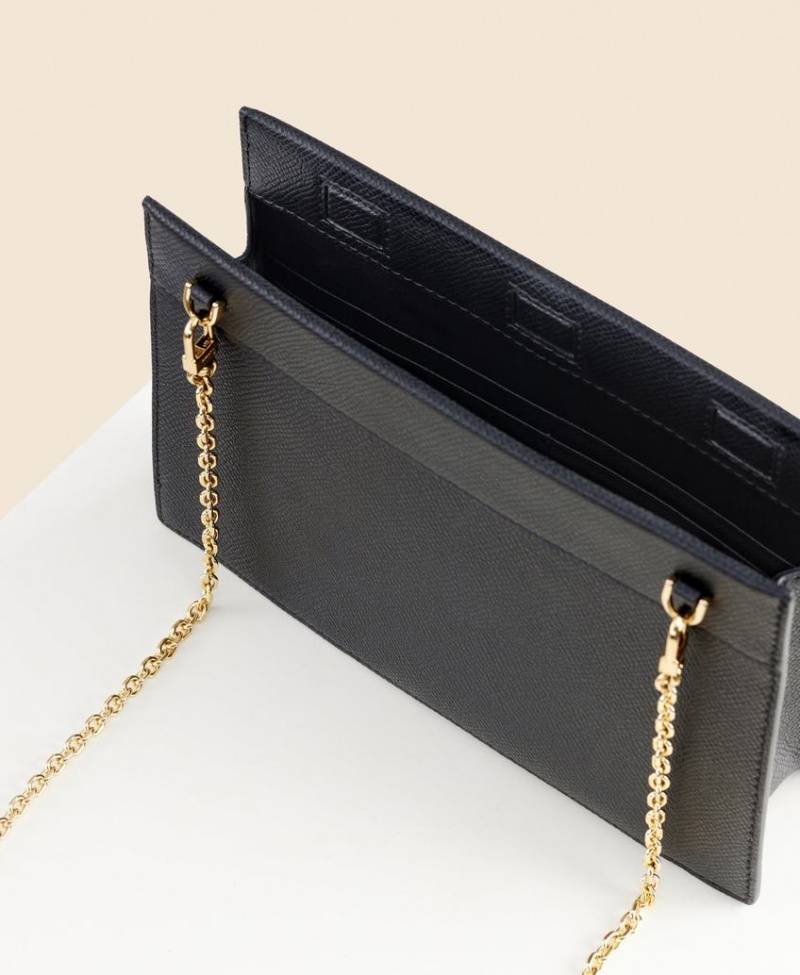 Női Cafuné Stance Chain Crossbody Táska Fekete | JLE1063IG