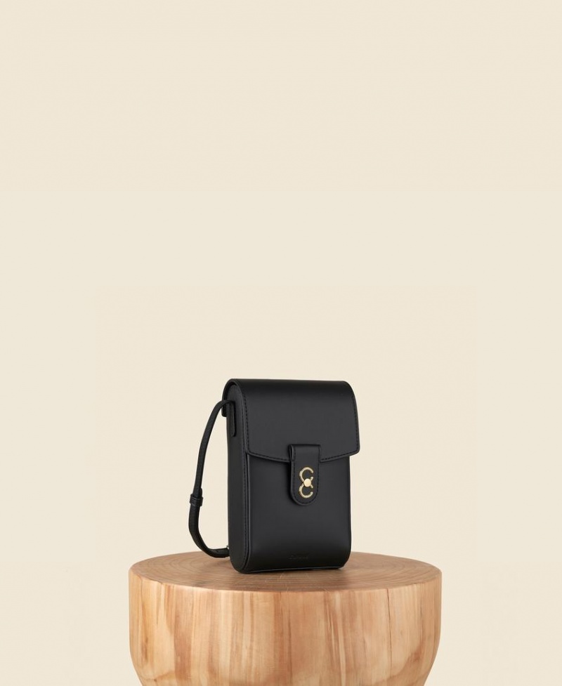 Női Cafuné Trunk Box Crossbody Táska Fekete | FVL7058MK